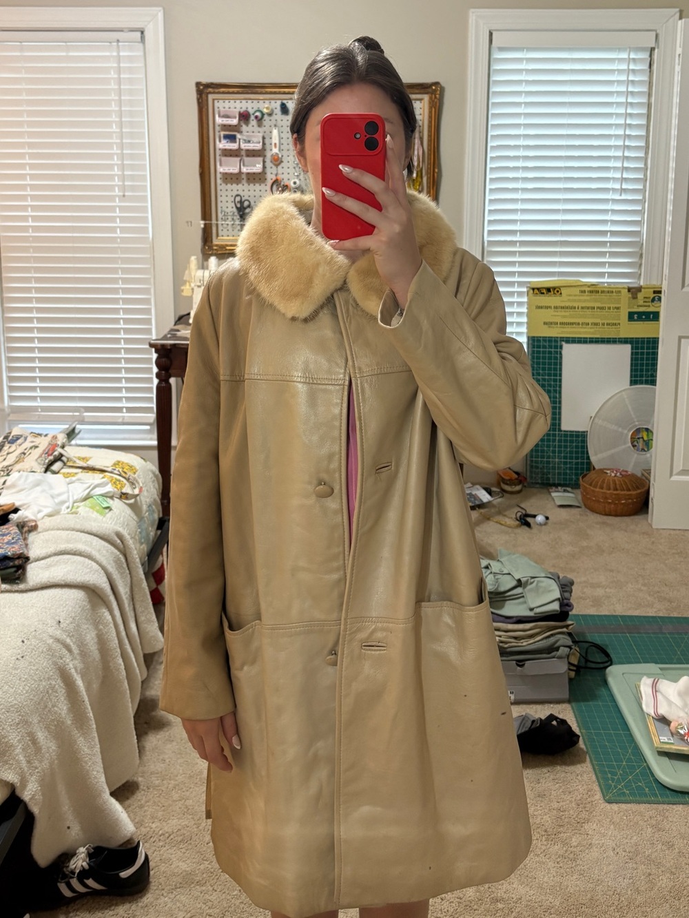 Dan Di Modes Leather Coat